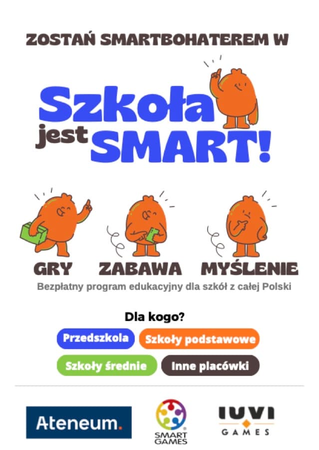 Ulotka programu Szkoła jest SMART